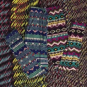 Two pairs of leggings